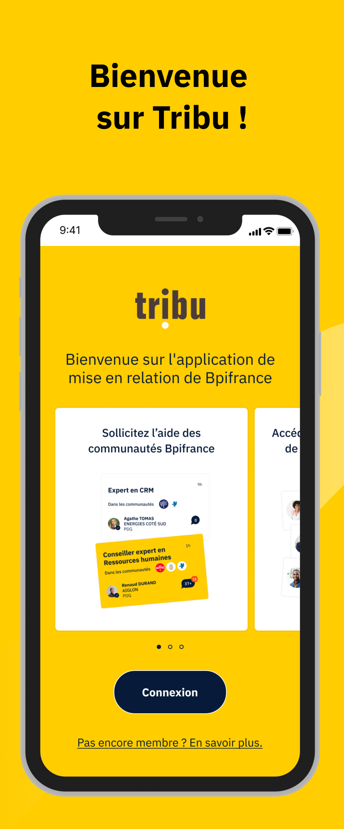 Tribu Bpifrance application